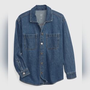 GAP Kids Oversized Denim Shirt Jacket